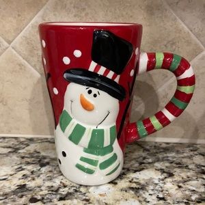 Christmas/holiday Snowman Mug